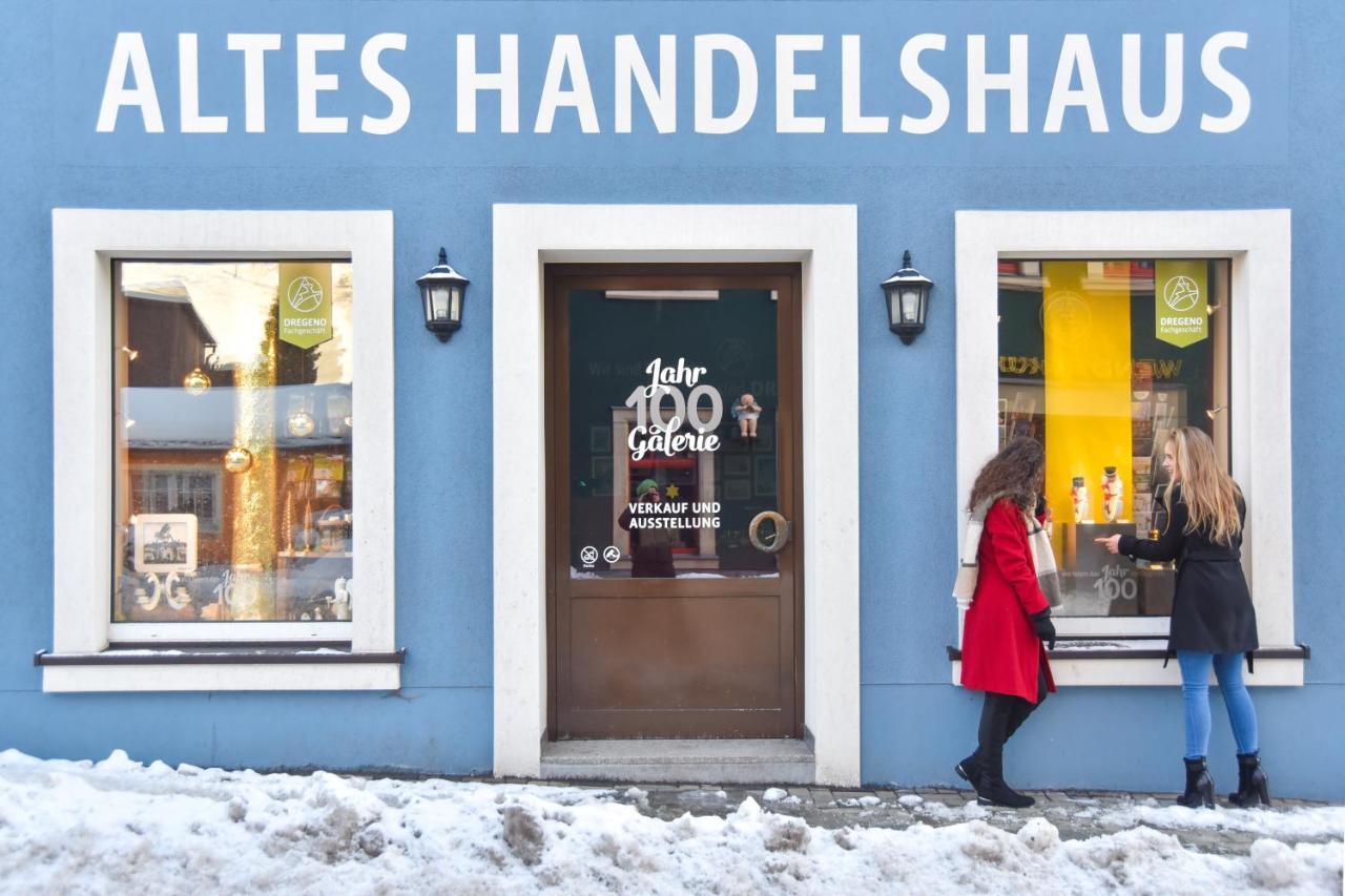 Hotel Erbgericht Buntes Haus Seiffen Buitenkant foto